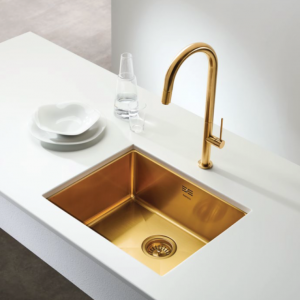 Νεροχύτης Fortinox Squadro PVD Gold Brushed 54X44