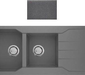 Νεροχύτης sanitec 801 1,16χ0,50 GRANITE